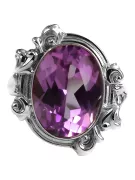 Vintage Stil Ring Amethyst Sterling Silber 925 vrc100s